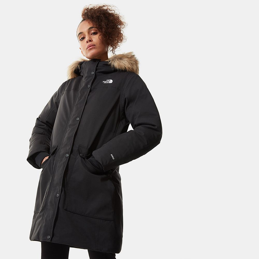 The North Face Parka Womens Australia - The North Face Defdown Futurelight™ Black (GZJ-942537)